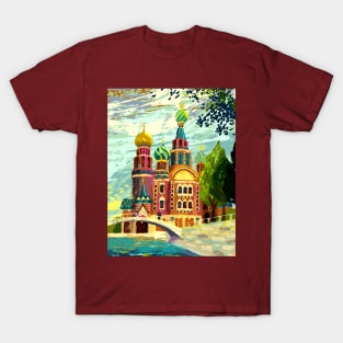 Vintage Travel Poster - Saint Petersburg T-Shirt